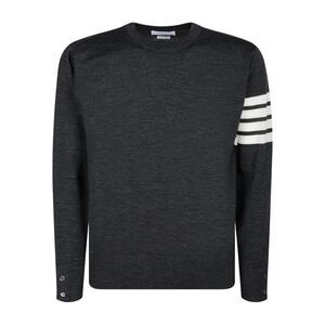 Thom Browne Men Wool 4-Bar Pullover